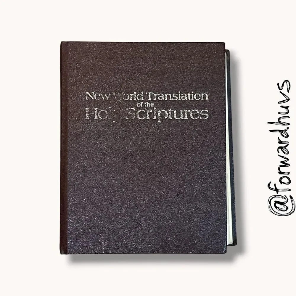 New World Translation Holy Scriptures With References 1984 Hardcover Bible